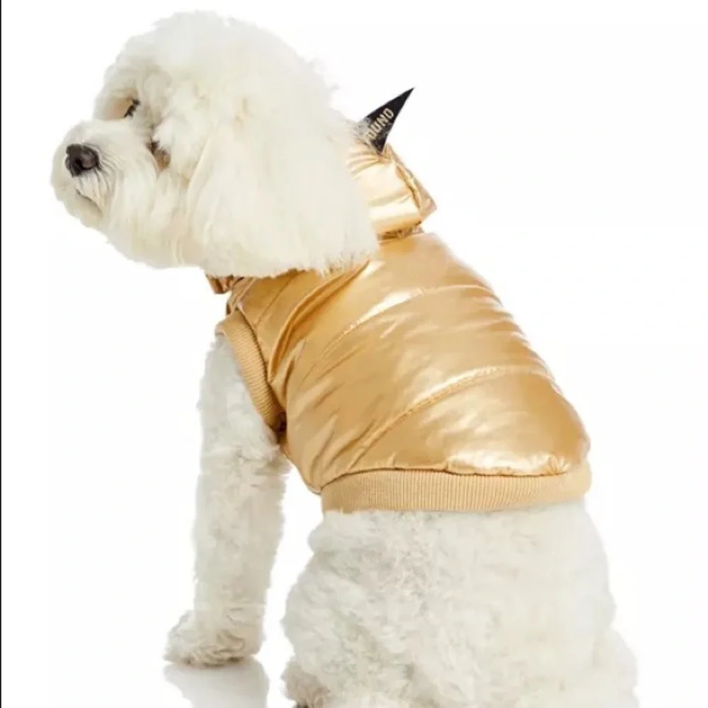 Pet Project LA - Found My Animal Puffer Coat With Removable Hood - Gold M